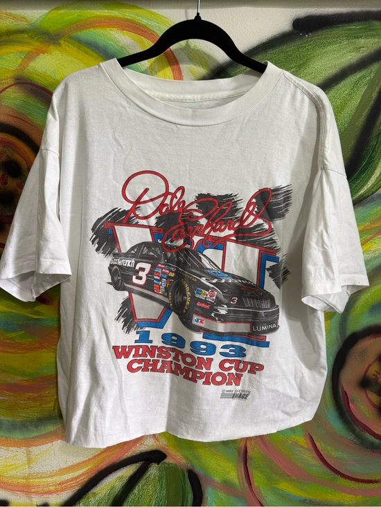 Nascar Tops - Vintage 1993 Nascar Dale Graphic Tee